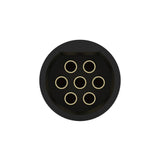 Micro Circular Inline Soldercup Plastic Shell Female, 7 Contacts - Part# 812051000&emsp;RP0P-07T