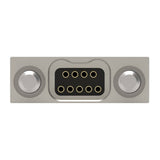 NanoD Wired Dual Row Single Ended Metal Shell Female, 9 Contacts - Part# 833411622&emsp;NML09-2S02-30F6-18.0-S01